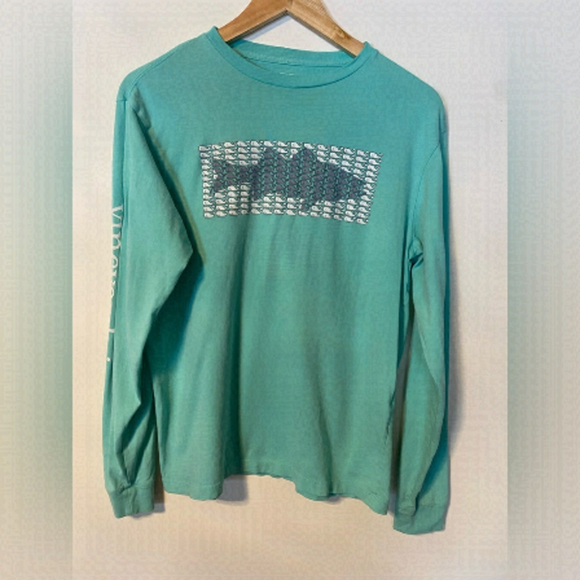 Vineyard Vines Other - RARE Vineyard Vines Solid Teal Blue Long Sleeve XS